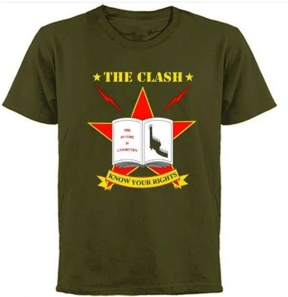 CLASH - North American Campaign 1982 -T-shirt- Printed Front & Back